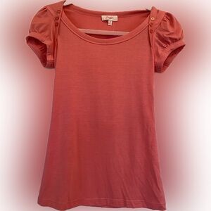 NWT Candie's Coral Cap Sleeve Top Size Small